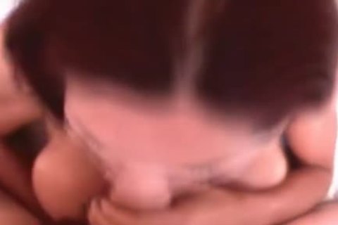 Shy Ladyboy gets banged betwixt Her gigantic Round meatballs And Cums