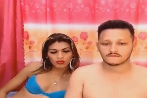 concupiscent couple ladyboy playgirl butthole sex