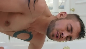 Trans Angels - Inked Jessy Dubai gets gagging outdoors