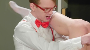 TransAngels - Latina Alexa Scout next to Alex Jett cum on tits