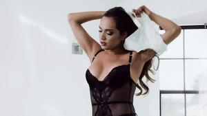 TransAngels - Brunette Alisia Rae POV ass licking