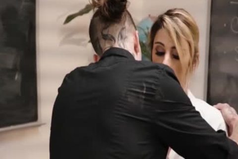 yummy guy bonks Her TBabe Coworker Casey Kisses In Doggystyle