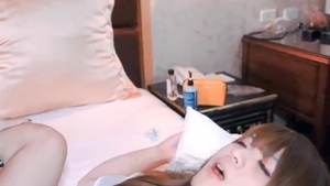 oriental Trans girl pair nail And ejaculate flow Each Other