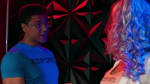 Trans Angels: Tgirl Flashes She-Cock and Wins at Games