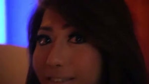 Lingered Ladyboy Plays With Rubber twat